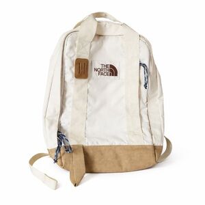 The North Face Tote Pack Backpack Cream & Tan Laptop Sleeve